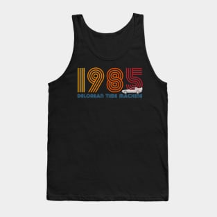 DeLorean time machine 1985 Tank Top